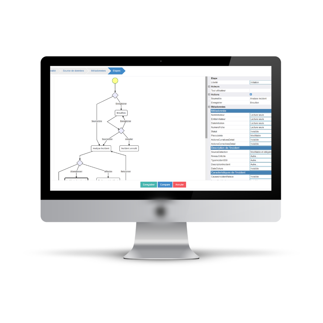 Business Management Process - BPM, dématérialisation de processus, Business Activity Monitoring, Annuaire, super utilisateur, outils de pilotage et de reporting, Gestion des règles métiers des processus, suite DocFLow Server